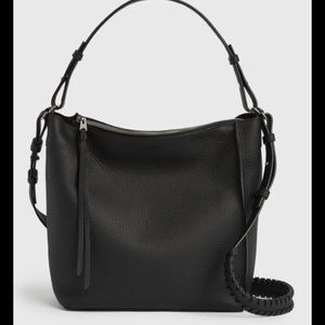 ALL SAINTS Black Kita Bag Crossbody with Pouch